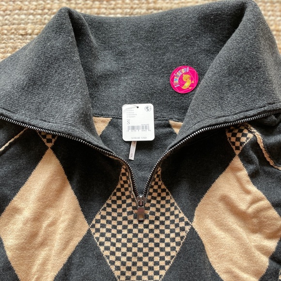 NEW Free People Lucy Half Zip Pullover Sweater - Picture 9 of 16